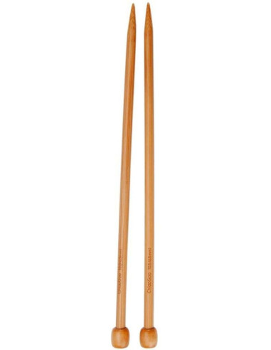 Agulhas de tricô de bambu Chiaogoo