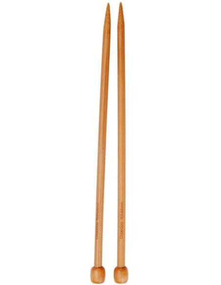 Agulhas de tricô de bambu Chiaogoo