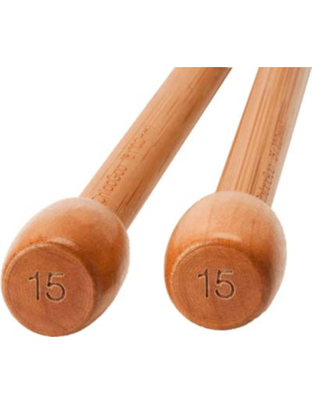 Agulhas de tricô de bambu Chiaogoo
