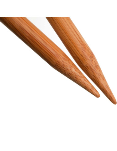 Agulhas de tricô de bambu Chiaogoo