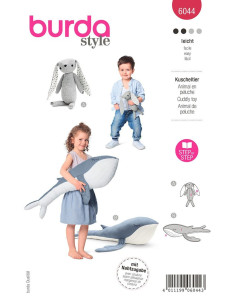 Padrão de pelúcias - Burda 6044