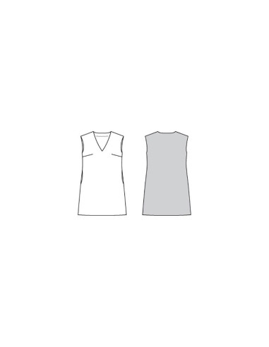 Molde de vestido - Burda 6048