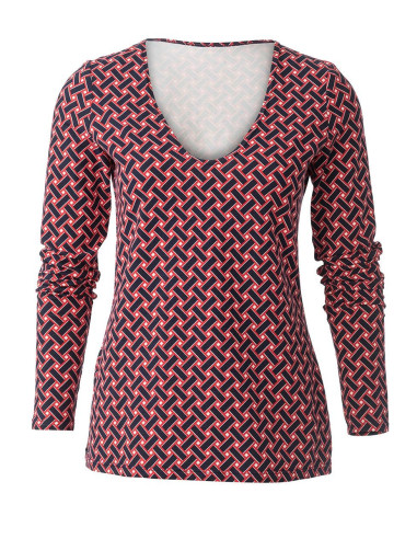 Molde de T-shirt e vestido - Burda 6075