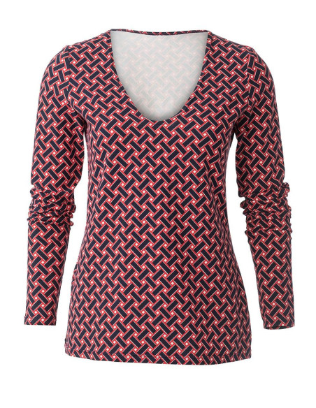 Molde de T-shirt e vestido - Burda 6075