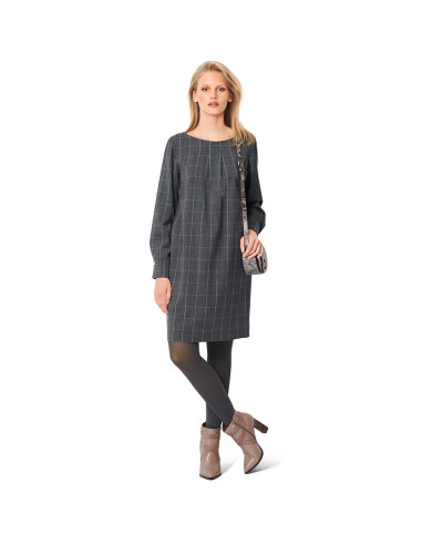 Molde de vestido e blusa - Burda 6077