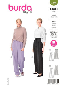 Molde de calça - Burda 6079