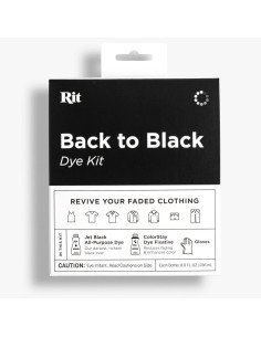 Kit de tingimento de tecidos back to black Rit