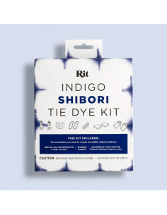 Kit de tingimento de tecidos Tie-Dye Indigo Shibori Rit