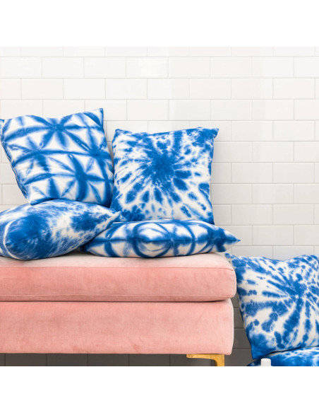 Kit de tingimento de tecidos Tie-Dye Indigo Shibori Rit