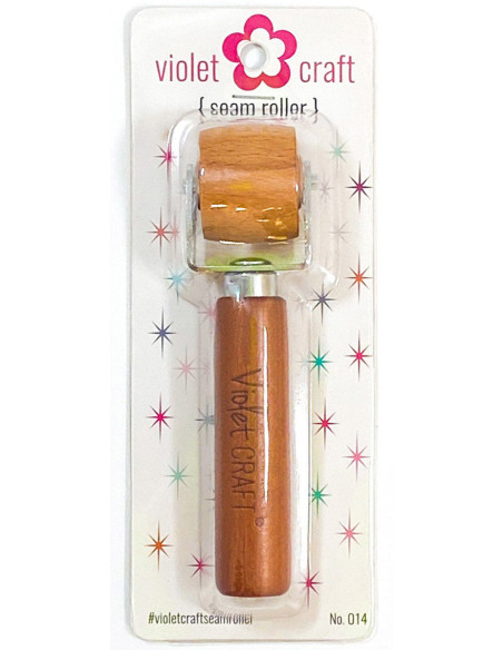 Rolo de madeira para pressionar Violet Craft