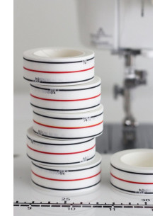 Fita de guia para máquina Diagonal Seam Tape - Branco 2