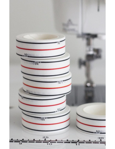Fita de guia para máquina Diagonal Seam Tape - Branco