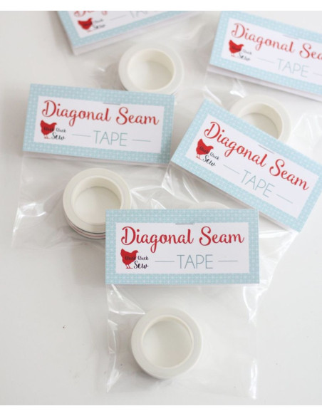 Fita de guia para máquina Diagonal Seam Tape - Branco