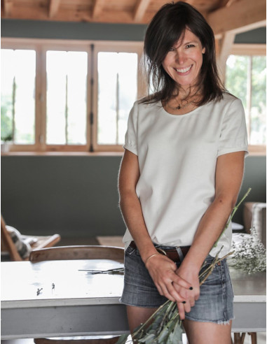 Padrão de blusa Aimée - Atelier Scämmit