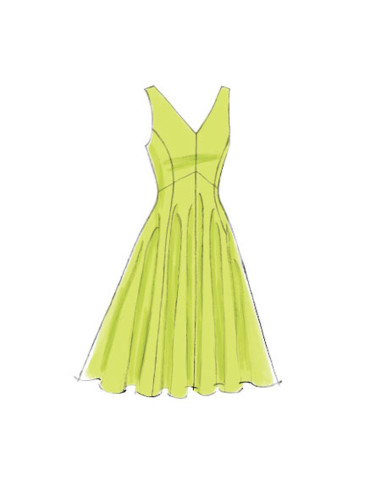 Molde de vestido - Vogue 8997