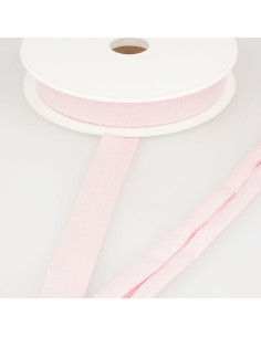 Viés de jersey viscose - Rosa claro