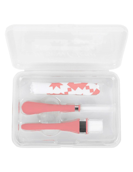 Conjunto de limpeza para máquinas de costura - Rosa