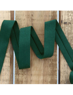 Viés de jersey de algodão - Verde pinho