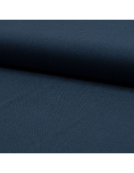 Tecido sarja de viscose - Azul jeans escuro