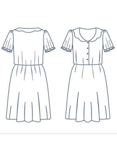 Molde de vestido - Comète - Lise Tailor