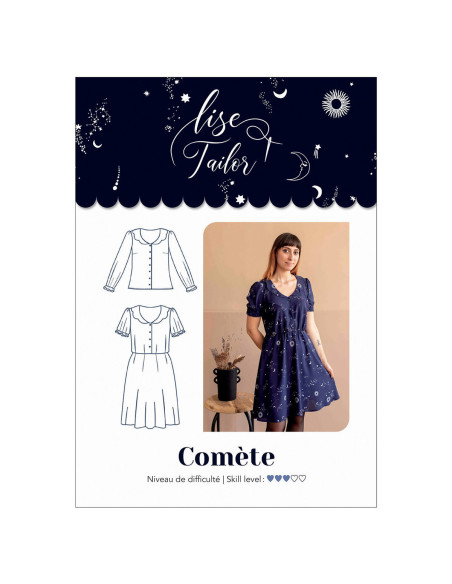 Molde de vestido - Comète - Lise Tailor