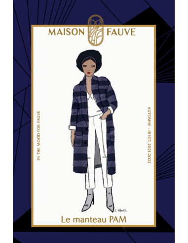 Padrão de casaco Pam - Maison Fauve