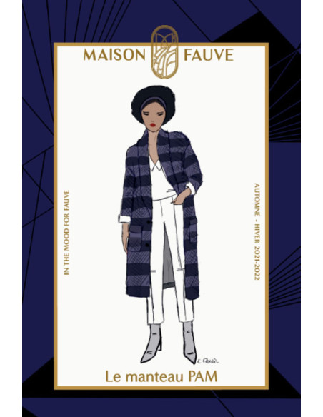 Padrão de casaco Pam - Maison Fauve