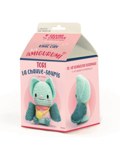Kit de crochê amigurumi - Tori o morcego