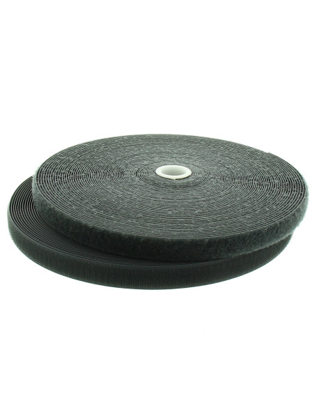 Fita autoadesiva para costura cinza escuro 20 mm de largura rolo de 25 metros
