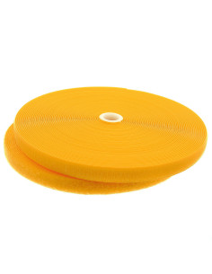 Fita autoadesiva para costura amarela 20 mm de largura rolo de 25 metros