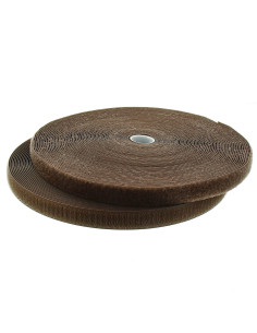 Fita autoadesiva para costura castanho claro 20 mm de largura rolo de 25 metros