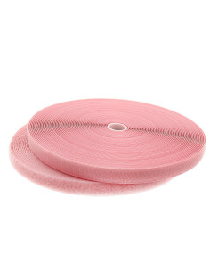 Fita autoadesiva para costura rosa claro 20 mm de largura rolo de 25 metros
