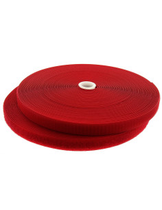 Fita autoadesiva para costura vermelha 20 mm de largura rolo de 25 metros