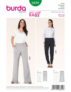 Molde de calça - Burda 6859
