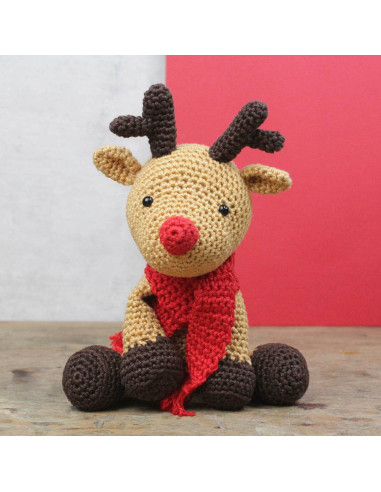 Kit de crochê - Rudolf a rena