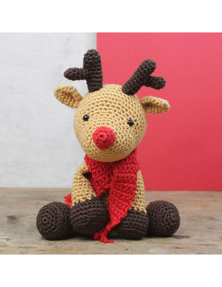 Kit de crochê - Rudolf a rena