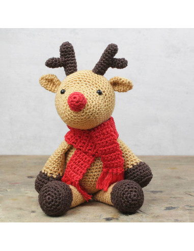 Kit de crochê - Rudolf a rena