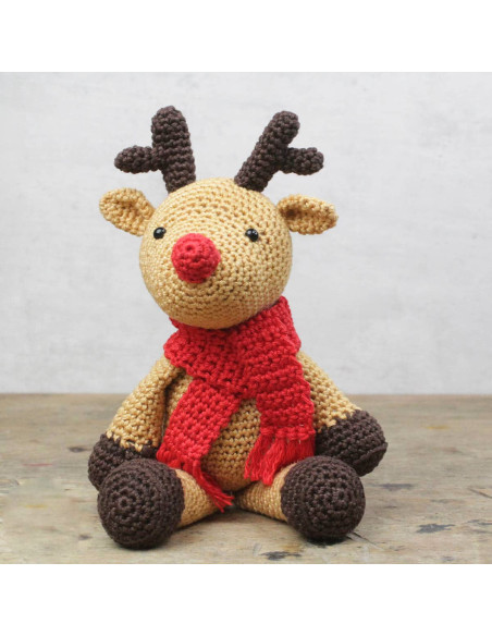 Kit de crochê - Rudolf a rena