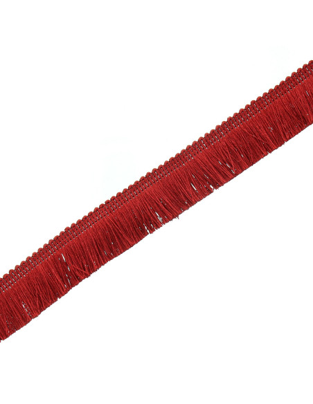 Franja deluxe 30 mm - Vermelho
