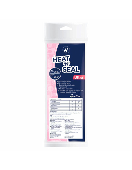 Papel termocolante para aplique, quilting e costura 43 cm x 93 cm - Ultra