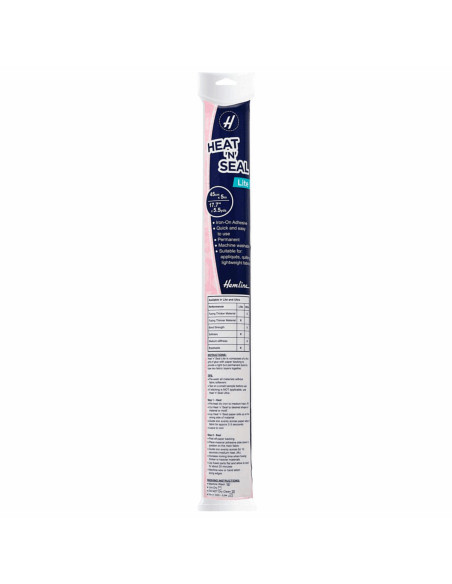 Papel termocolante para aplique, quilting e costura 45 cm x 5 m - Light
