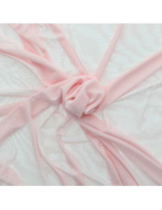 Tecido lingerie Powermesh - Rosa bebê