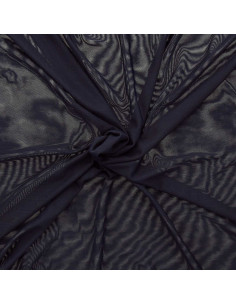 Tecido lingerie Powermesh - Azul marinho escuro
