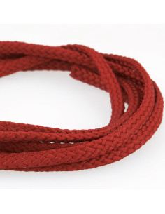 Anoraque de cordão plano - Vermelho escuro