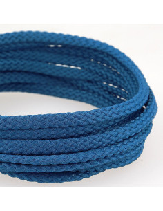 Anoraque de cordão plano - Azul