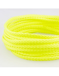 Anoraque de cordão plano - Amarelo fluorescente