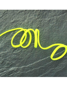 Anoraque de cordão plano - Amarelo fluorescente 2