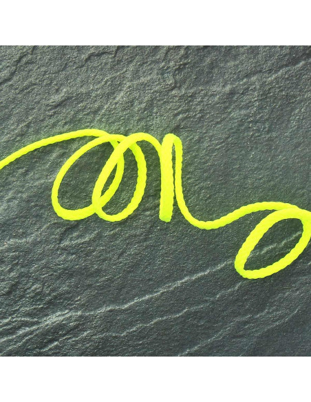 Anoraque de cordão plano - Amarelo fluorescente