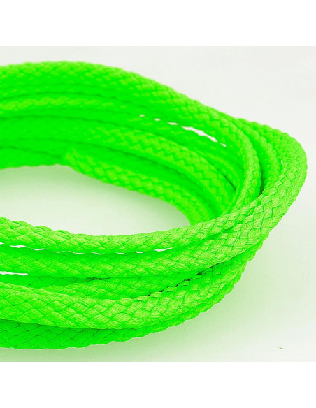 Anoraque de cordão plano - Verde fluorescente
