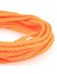 Anoraque de cordão plano - Laranja fluorescente